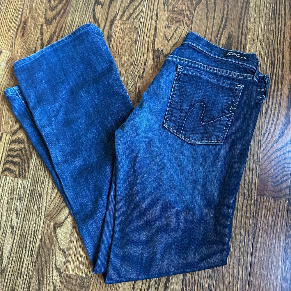 Citizens Of Humanity Blue Boot Cut Jeans